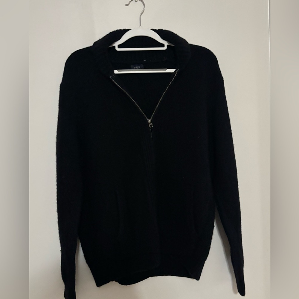 J. Crew Black V-Neck Sweater
